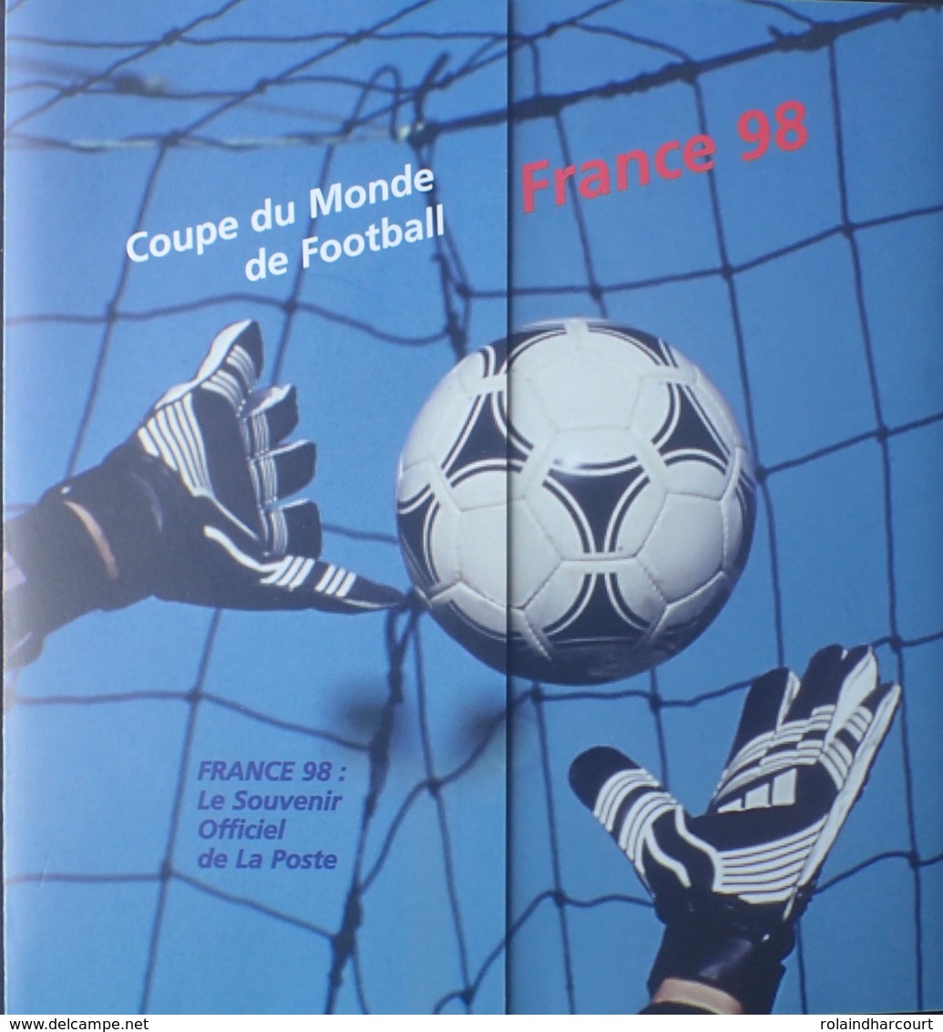 R1615/2100 - 1998 - XVIe COUPE DU MONDE DE FOOTBALL - FRANCE 98 - BLOC N°19 + N°2985 + N°3139 Avec CàD 1er Jour - Documents Of Postal Services