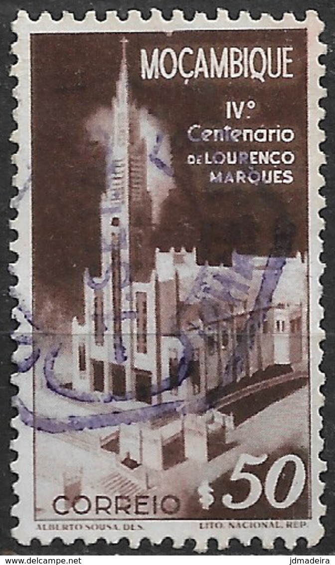 Mocambique – 1944 Lourenço Marques Centennary $50 Used Stamp - Mozambique