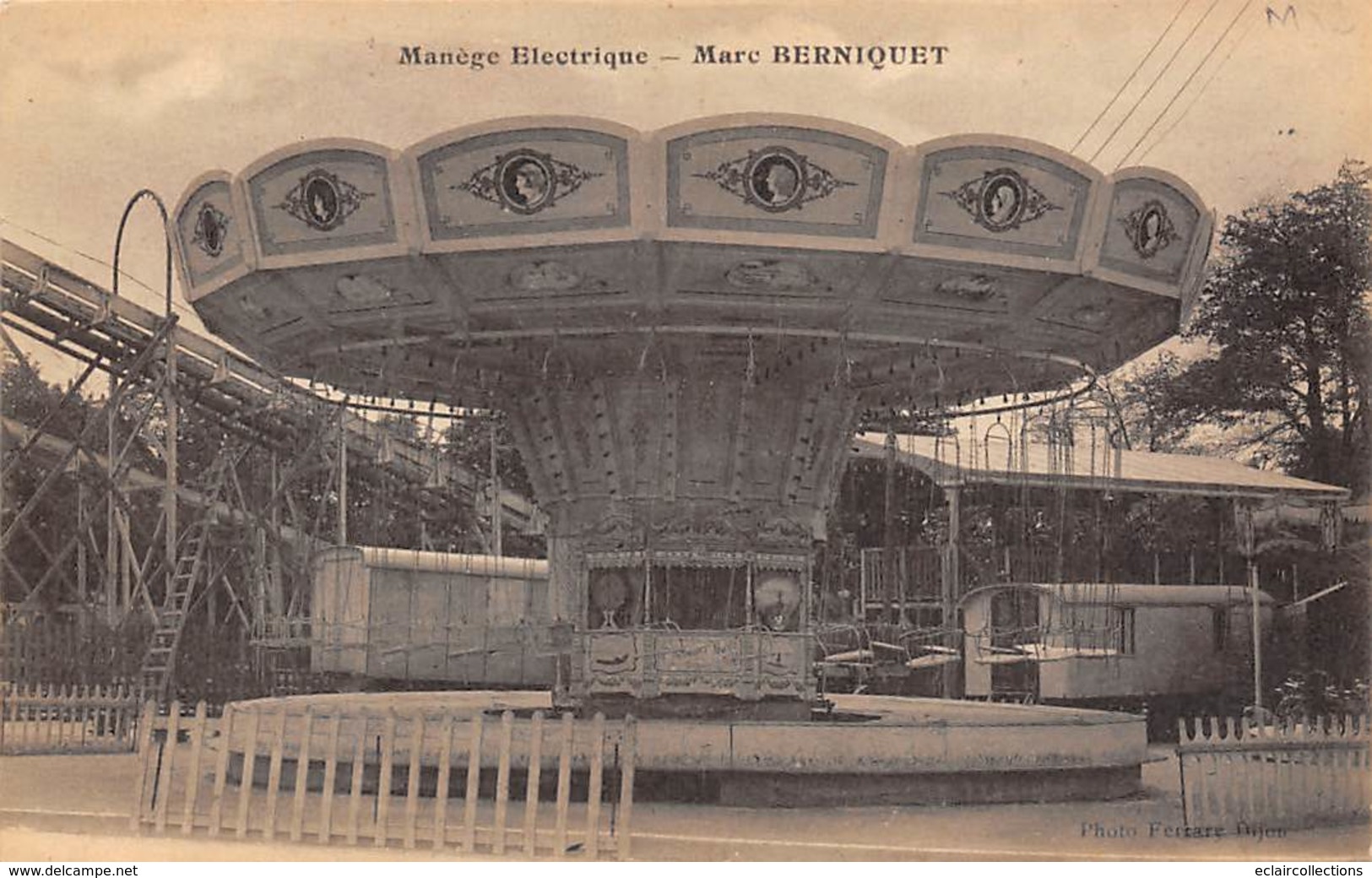 Thème: Manège - Fête Foraine :  Manège  électrique. Marc Berniquet    Dijon  21    (Voir Scan) - Andere & Zonder Classificatie