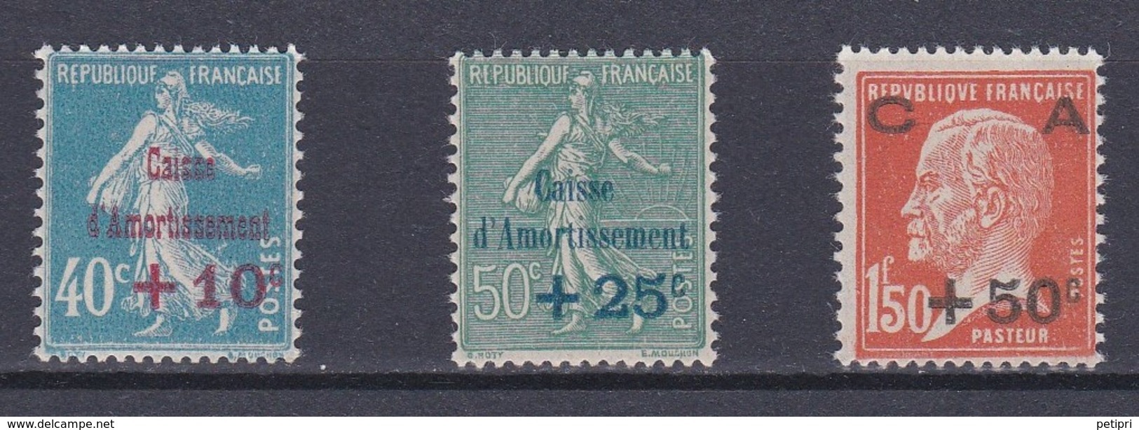 FRANCE  Y&T  N°  246 A  248  NEUF ** Valeur 70.00 Euros - Neufs