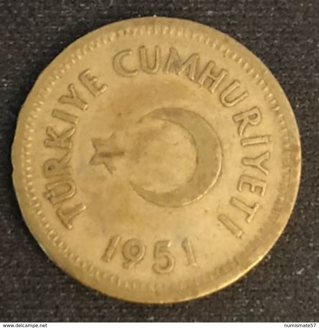 TURQUIE - TURKEY - 10 KURUS 1951 - KM 888 - Turkey