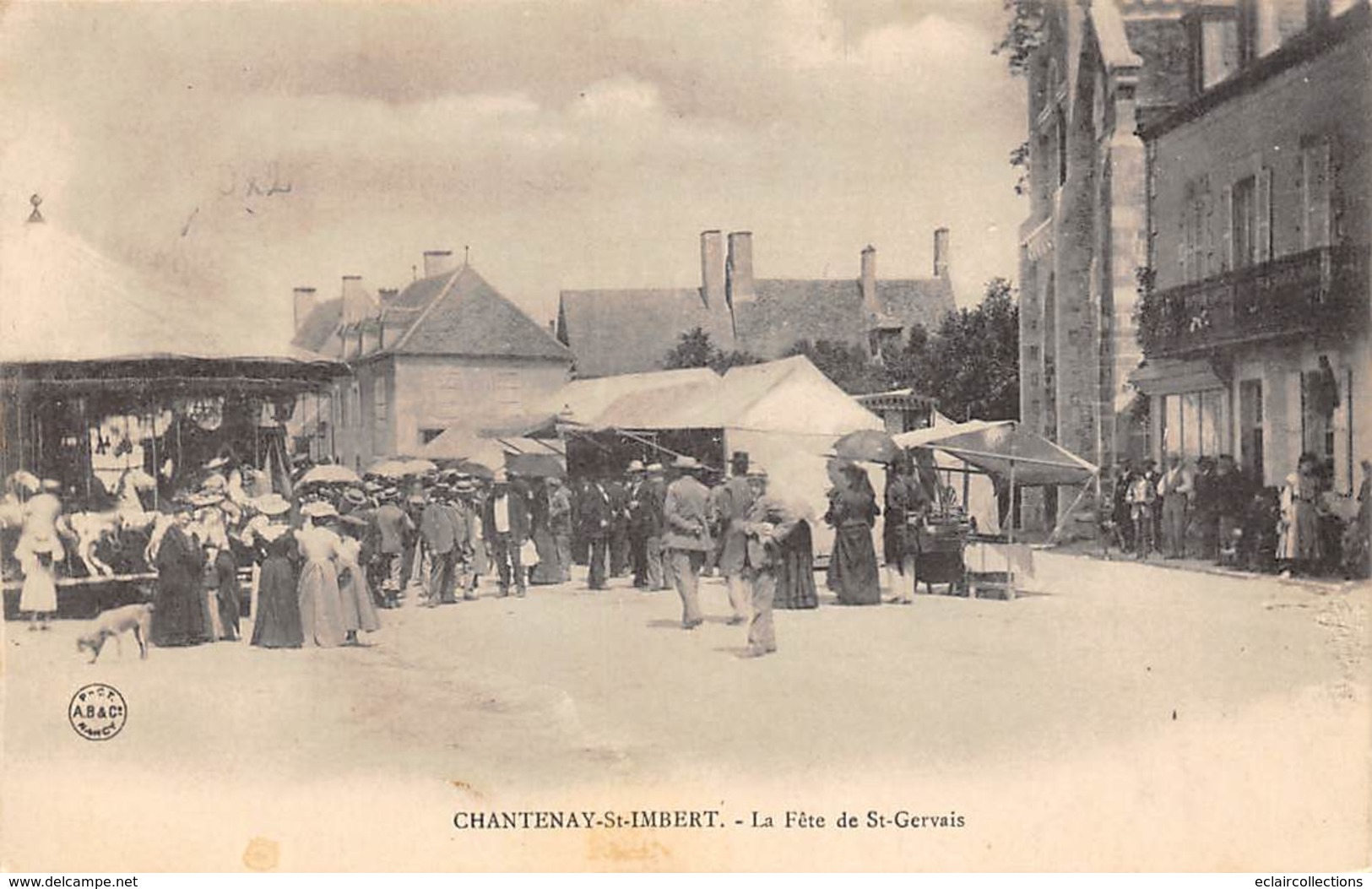 Thème: Manège - Fête Foraine :  Manège    Fête   De  St Gervais   Chantenay St Imbert       58    (Voir Scan) - Other & Unclassified