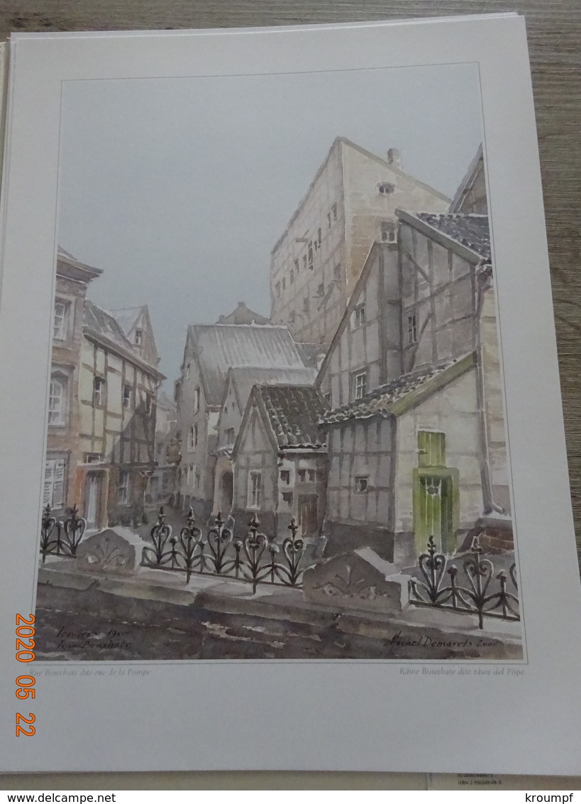 VIEUX VERVIERS 1900  Coffret  6 Aquarelles Michel Demarets ( Port Folio) - Reiseprospekte