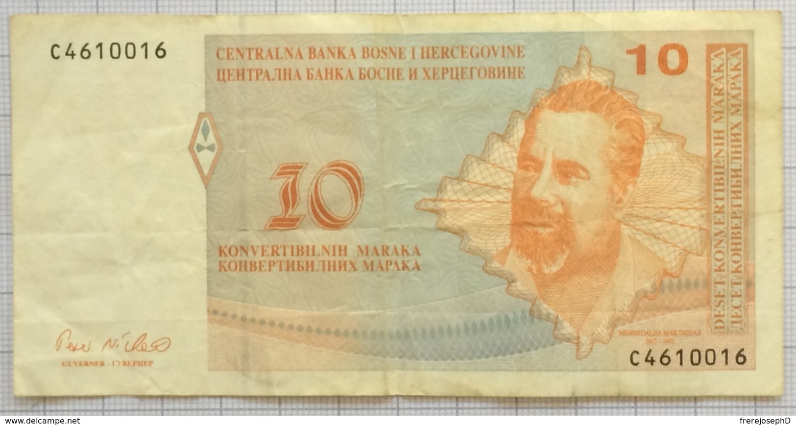 10 Konvertibilnih Maraka, 10 Marka, Bosne I Hercegovine, Bosnie Herzegovine. - Bosnia And Herzegovina