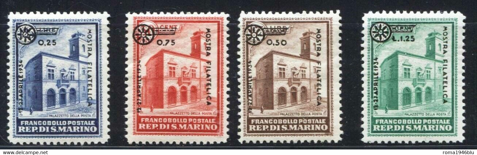 SAN MARINO 1934  FIERA DI MILANO ** MNH - Nuovi