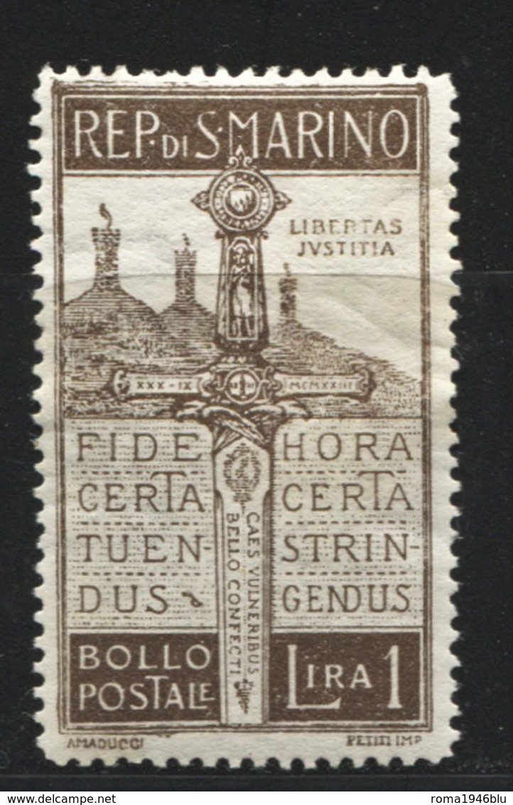 SAN MARINO 1923 PRO  VOLONTARI ** MNH - Unused Stamps