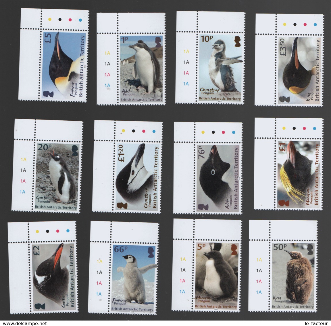BD14 BAT Fauna Penguins British Antarctic Territory - Neufs