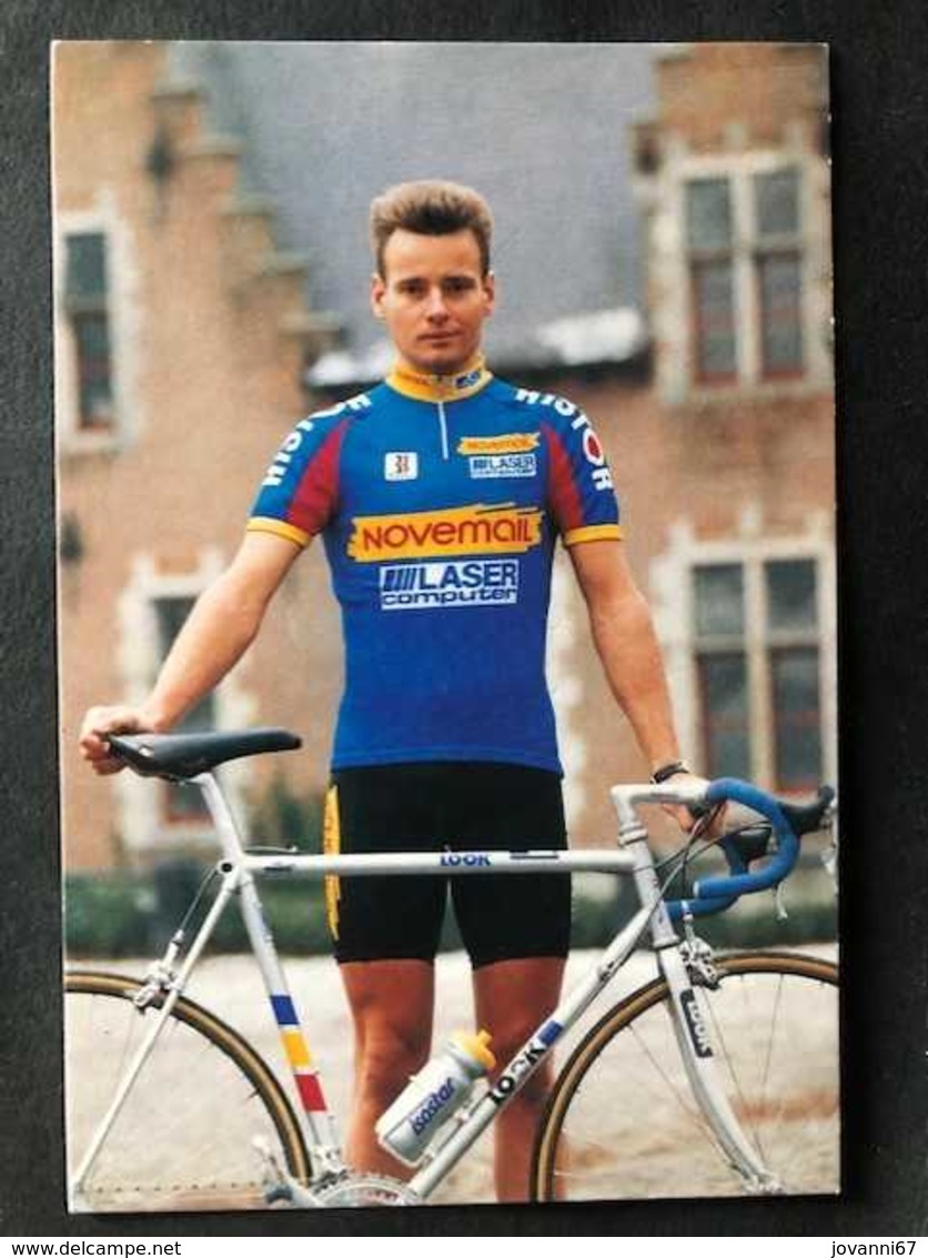 Eddy Bouwmans - Novemail - 1994 - Carte / Card - Cyclists - Cyclisme - Ciclismo -wielrennen - Radsport