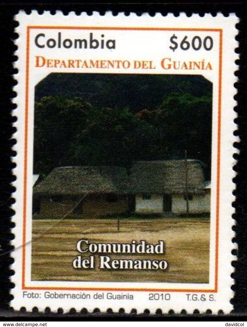 A545Q- KOLUMBIEN - MNH - 2010 - GUAINIA DEPARTMENT - "EL REMANSO" COMMUNITY - Colombia