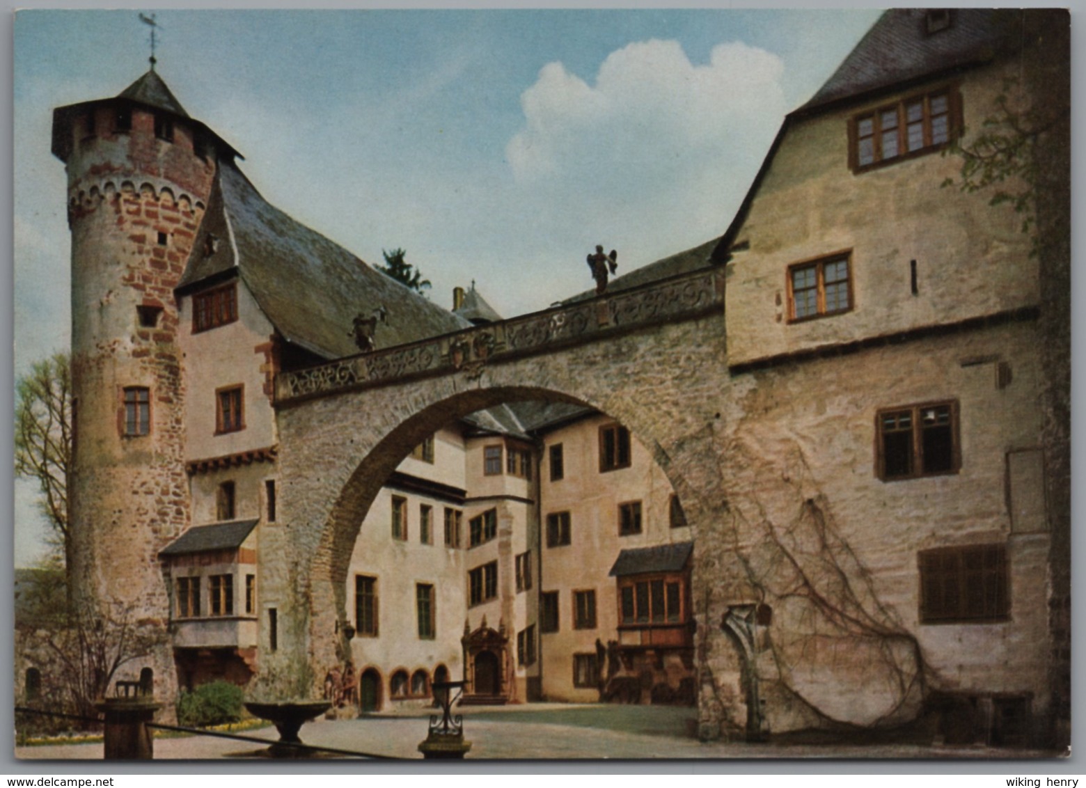 Michelstadt Steinbach - Schloß Fürstenau 2   Innenhof - Michelstadt