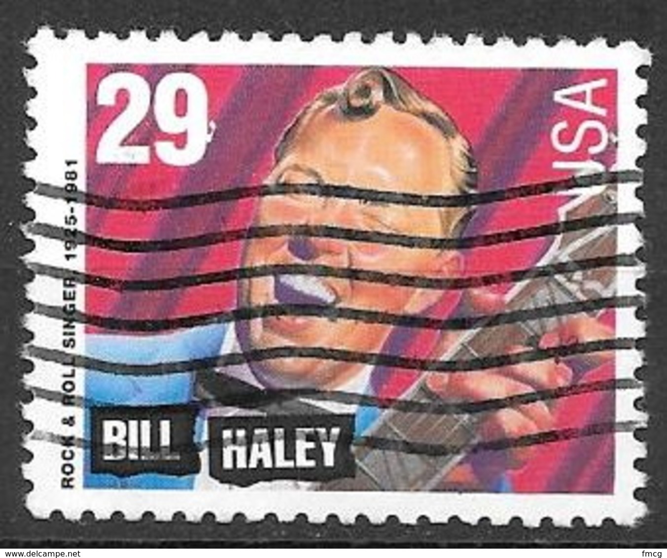 1993 29 Cents Music Legends, Bill Haley, Booklet Stamp, Used - Gebraucht