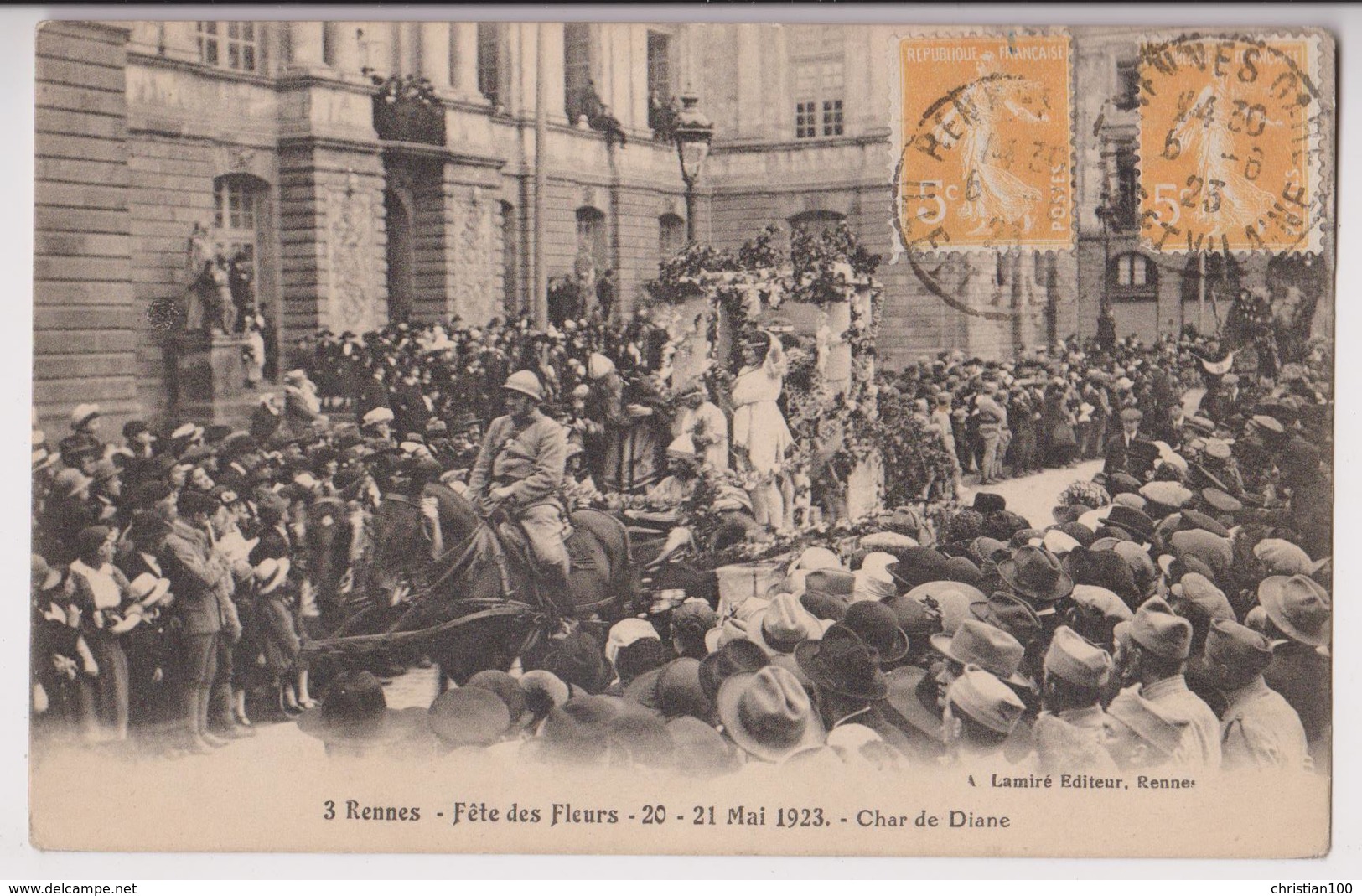 LOT DE 15 CARTES : CARNAVAL DE NICE - CHARS - MI CAREME - FETE DES FLEURS RENNES - ROUEN - BEAUVAIS -z 15 SCANS Z- - 5 - 99 Postkaarten