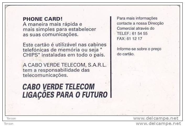 Cape Verde,CPV -16, Volcano: "VULCÃO Ilha Do FOGO", 2 Scans. - Cap Vert