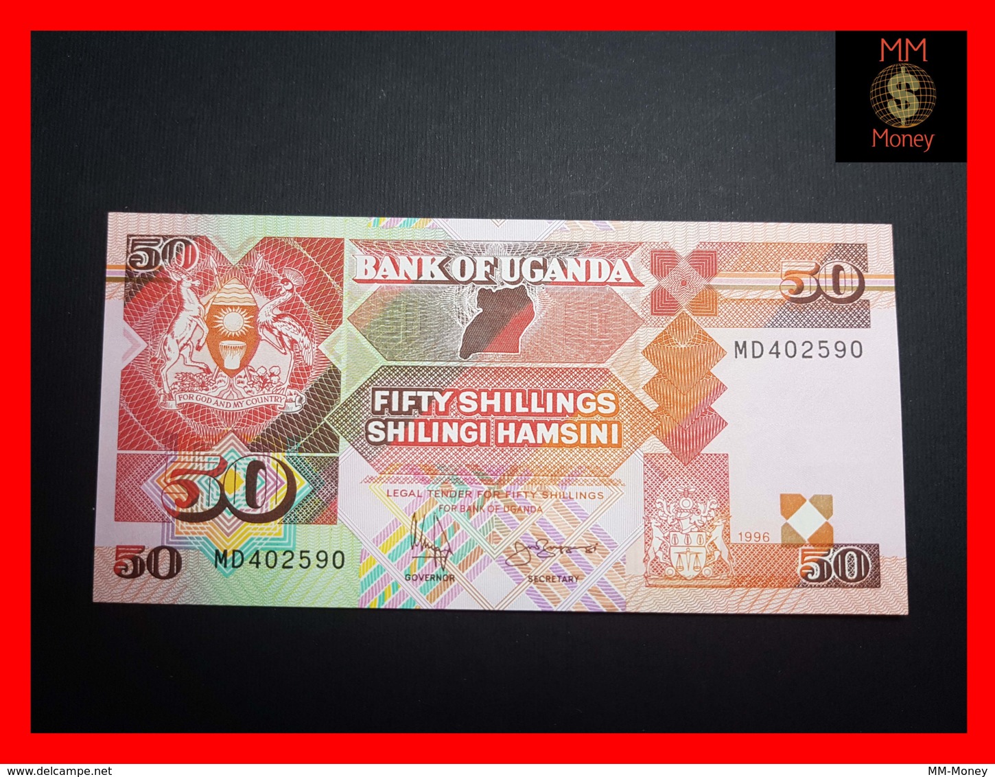 UGANDA 50 Shillings 1996 P. 30 C  UNC - Uganda
