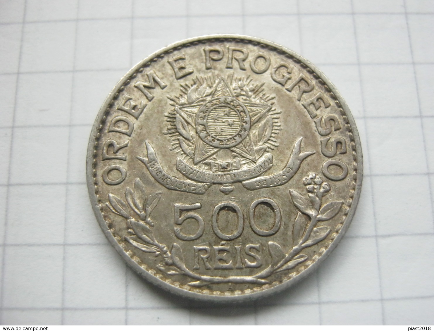 Brasil , 500 Reis 1913 - Brasil