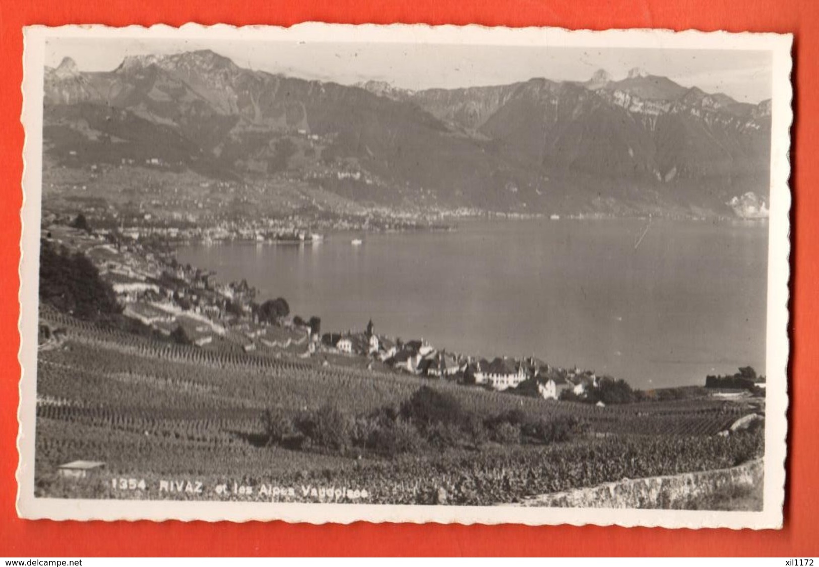 IKA-03 Lavaux Rivaz Et Les Alpes Vaudoises. Metzger 1354  <<<<<<non Circulé - Rivaz