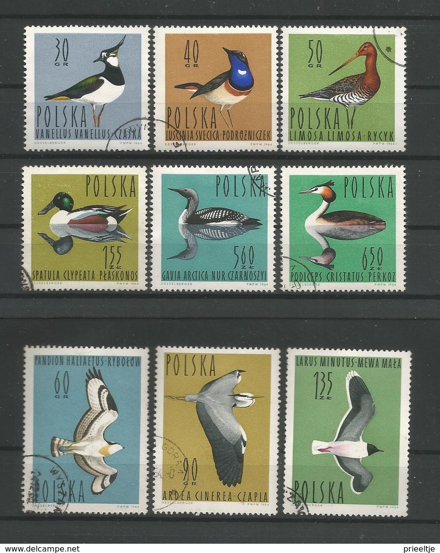 Poland 1964 Birds Y.T. 1347/1355 (0) - Usados