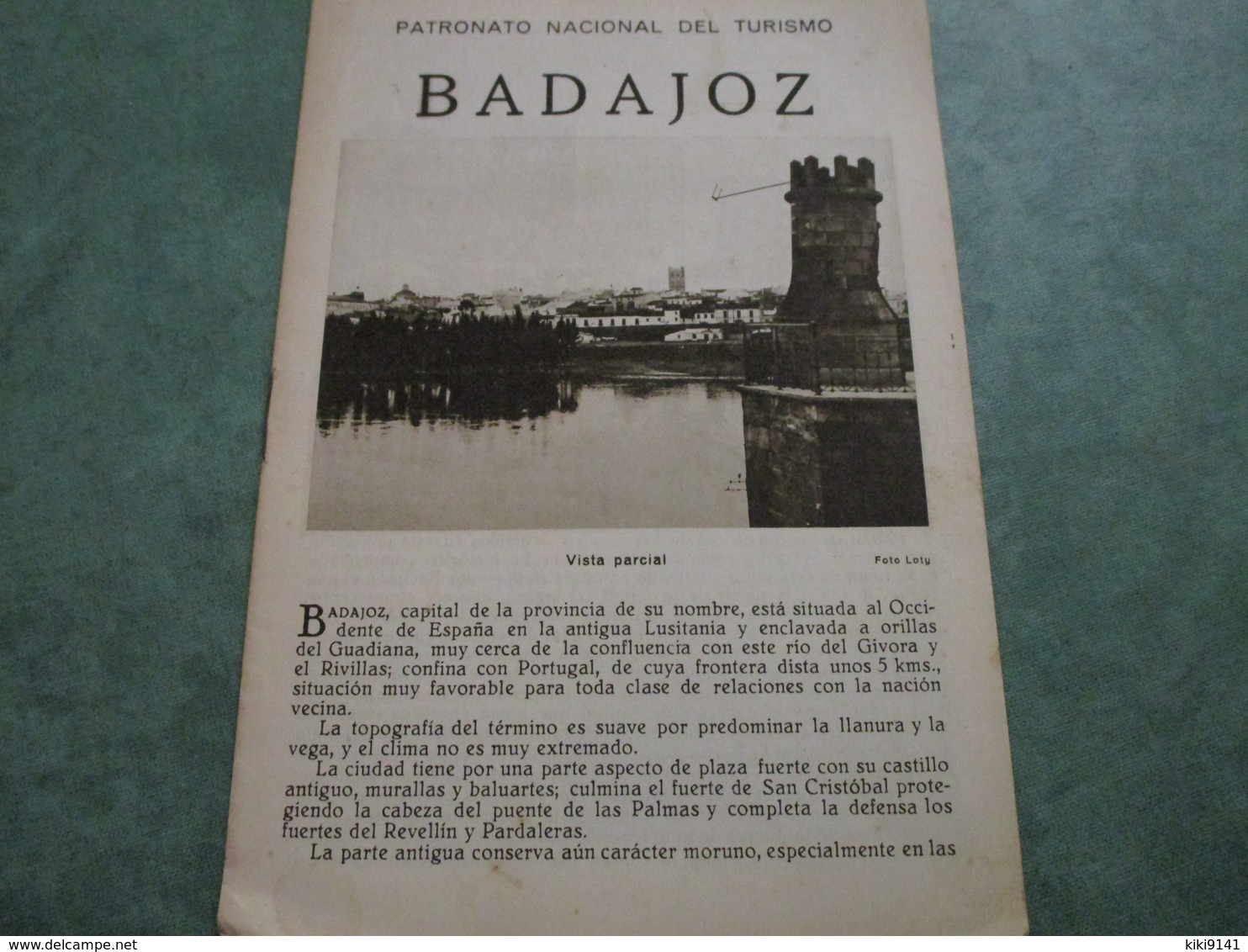 PATRONATO NATIONAL DEL TURISMO (8 Pages Illustrées) - Badajoz