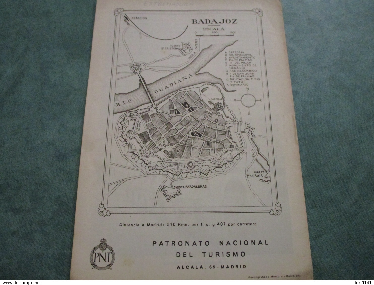 PATRONATO NATIONAL DEL TURISMO (8 Pages Illustrées) - Badajoz