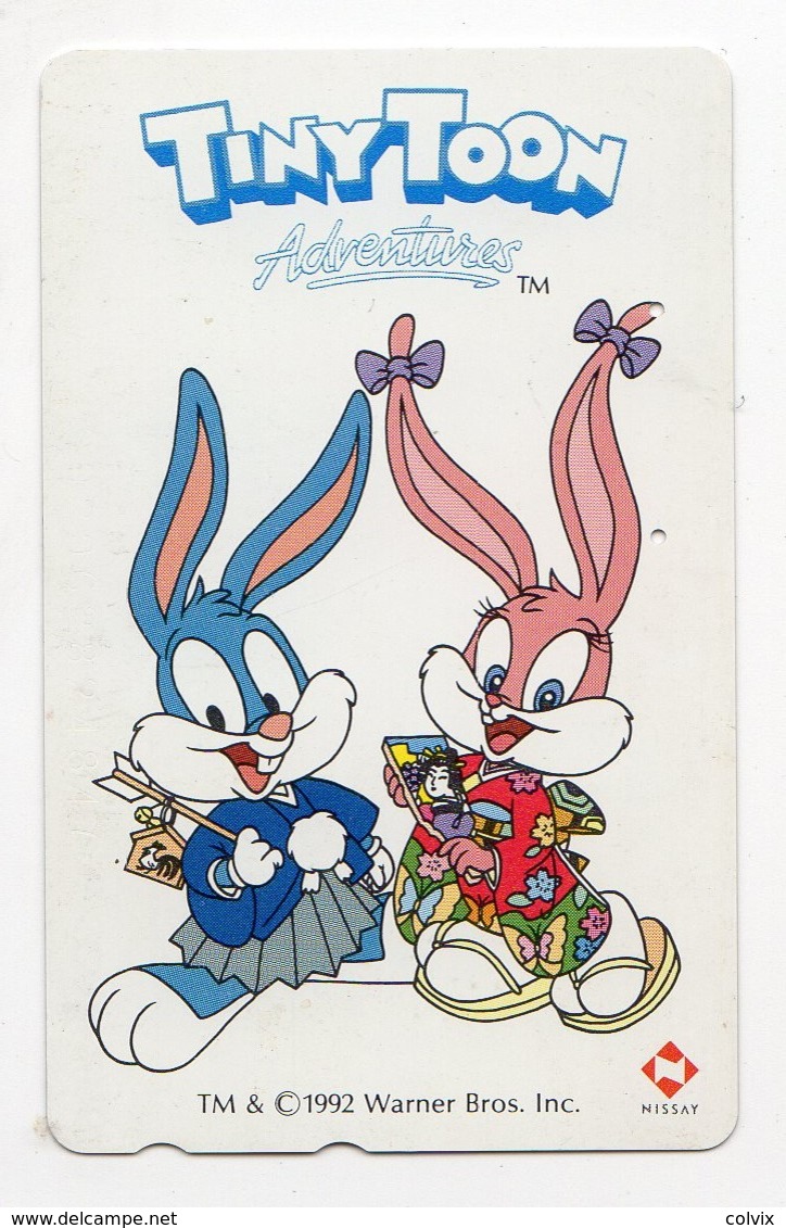 JAPON TELECARTE WARNER BROS TINY TOON Date 1992 - Comics