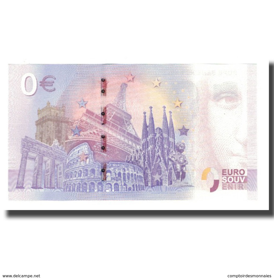 Vatican, Billet Touristique - 0 Euro, Vatican - Italy - Le Pape Benoît XVI - Otros & Sin Clasificación