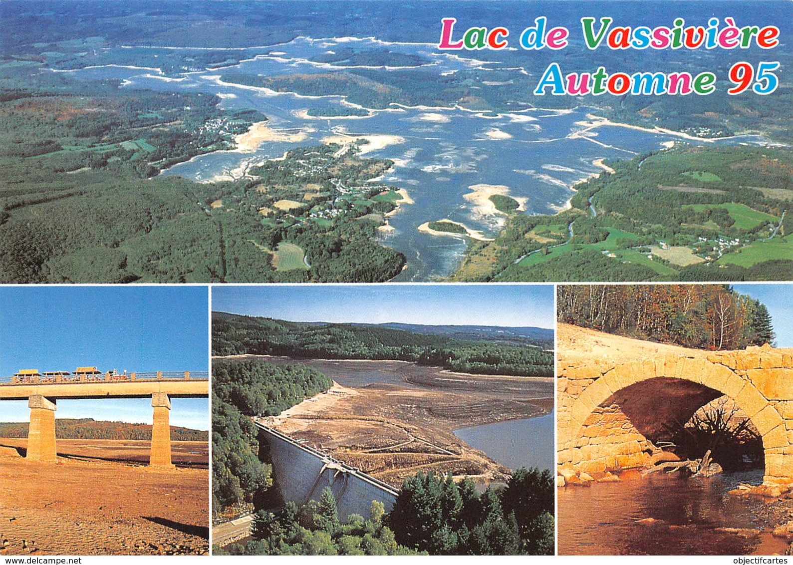 87 Beaumont-du-Lac  Peyrat-le-Château. Le Lac De VASSIVIERE  En 1995 Vidange  29 (scan Recto Verso)KEVREN0744 - Other & Unclassified