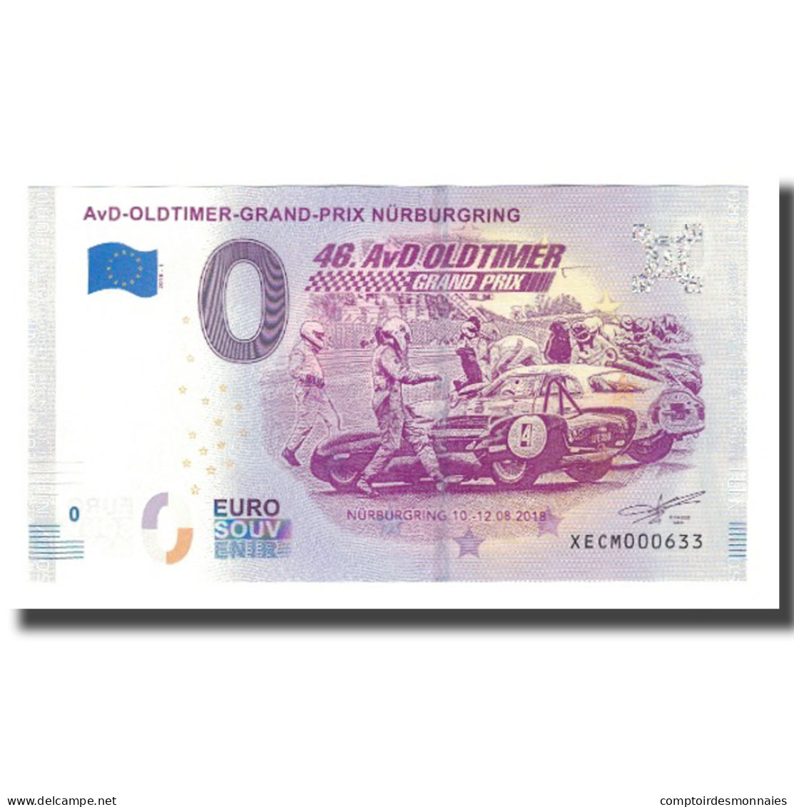 Allemagne, Billet Touristique - 0 Euro, Germany - Nürburg - AvD OldTimer Grand - Andere & Zonder Classificatie