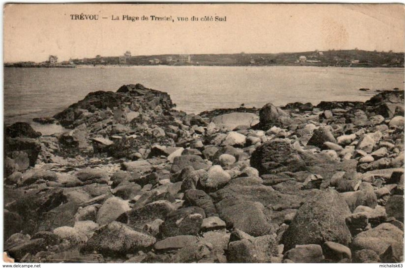 61ths 410 CPA - TREVOU - LA PLAGE DE TRESTEL - Altri & Non Classificati