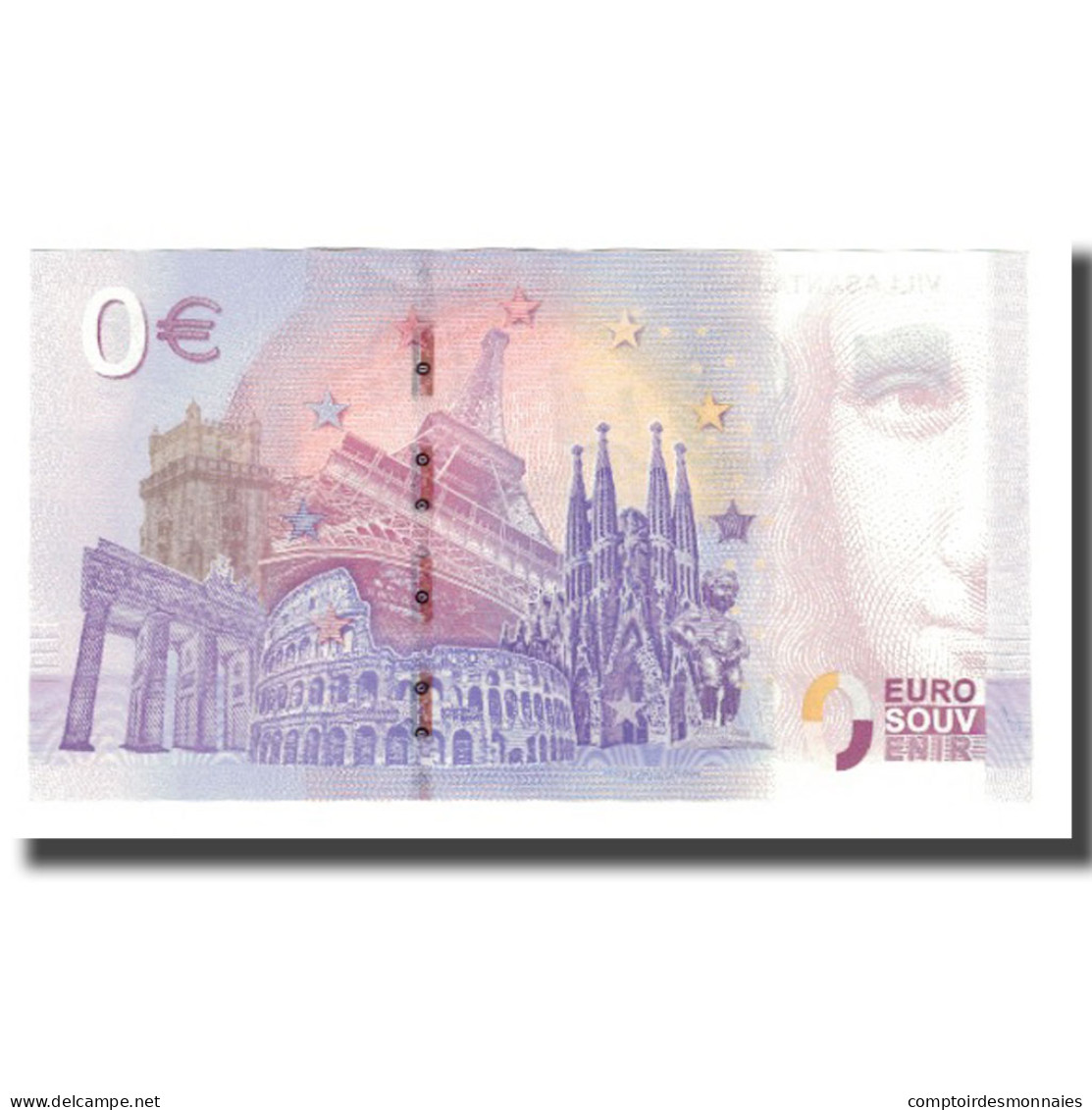 Italie, Billet Touristique - 0 Euro, Italy - Villasanta - 90eme Anniversaire De - Andere & Zonder Classificatie