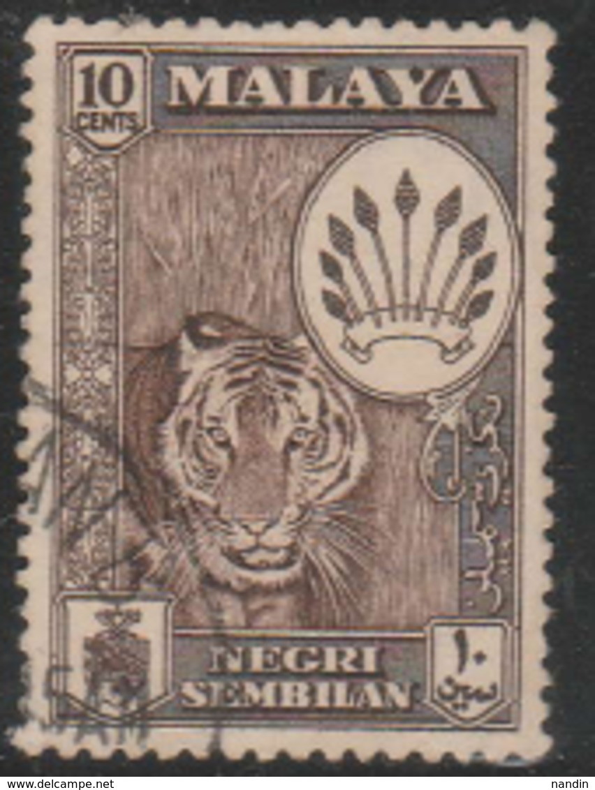 1961 USED STAMPS FROM MALAYSIA ,NEGRI SEMBILAN / Coat Of Arms & Local Motif - Negri Sembilan