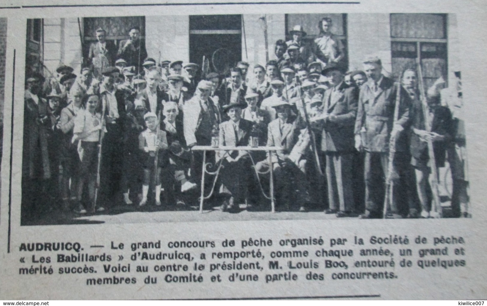 AUDRUICQ   Le Concours De Peche Organisé Par La Société De Peche à La Ligne LES BABILLARDS - Audruicq