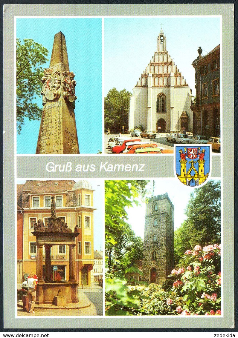 A7210 - Kamenz Postsäule - Bild Und Heimat Reichenbach - Kamenz