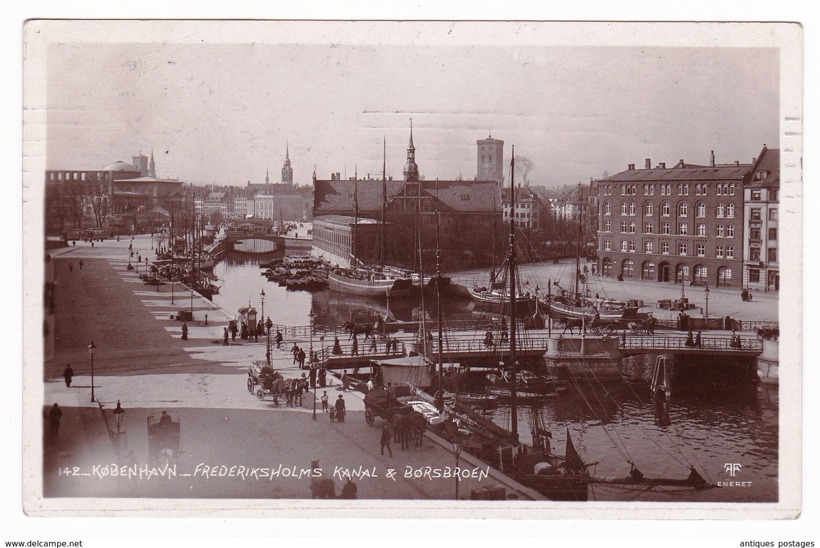 Copenhague 1909 København Frederiksholms Kanal Danemark Danmark - Covers & Documents