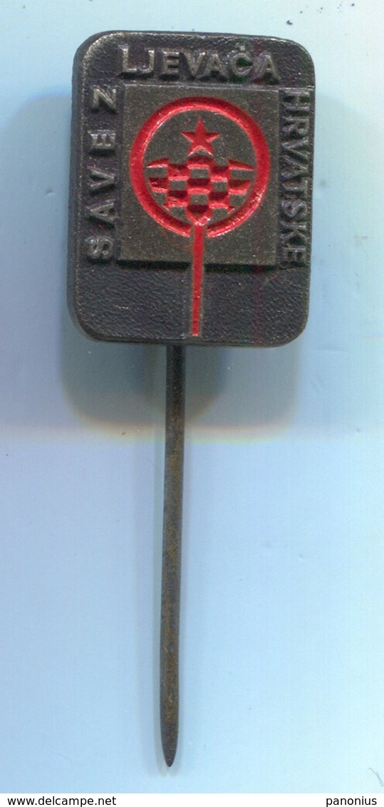 Croatian Smelter Association, Schmelzer Metallurgist, Vintage Pin, Badge, Abzeichen - Marques