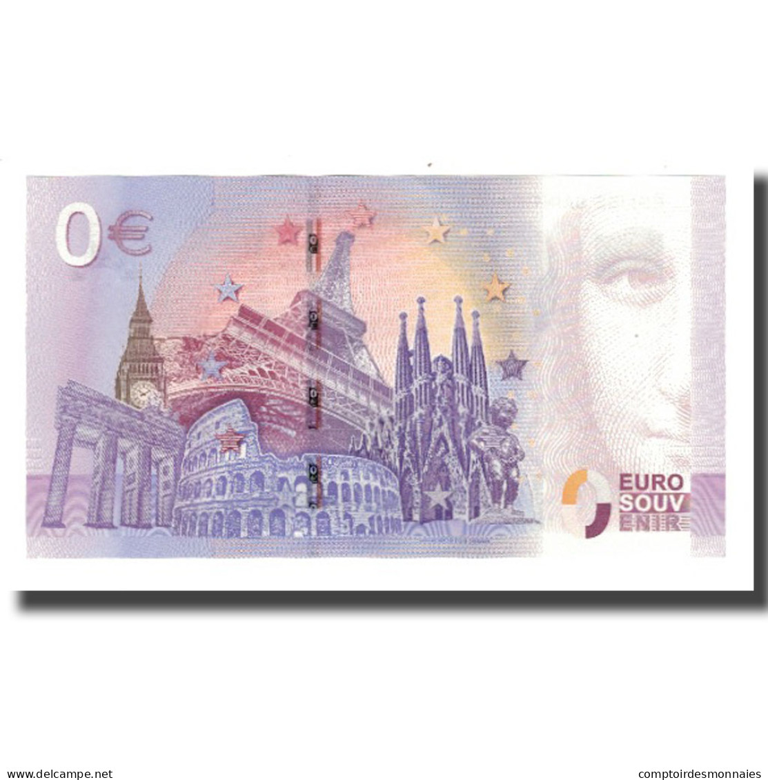 France, Billet Touristique - 0 Euro, 30/ Nîmes - L'Église De Saint-Baudile - Andere & Zonder Classificatie