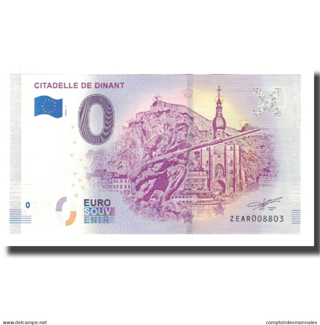 Belgique, Billet Touristique - 0 Euro, Belgium - Dinant - La Citadelle De Dinant - Andere & Zonder Classificatie