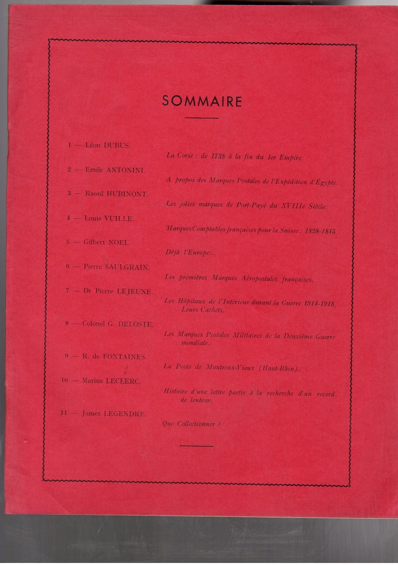 Feuilles Marcophiles 1969-1970 : 4 Numeros 175-176-177-178 - Otros & Sin Clasificación