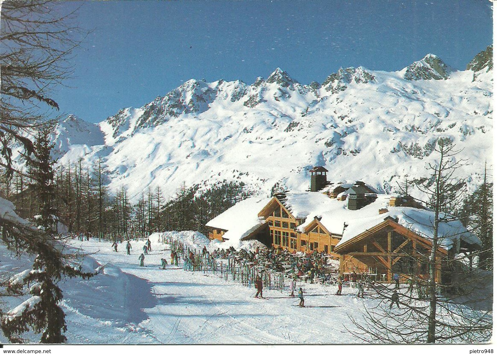 Chamonix Mont Blanc (Haute Savoie, Francia) Vue Panoramique En Hiver, Panoramic View, Scorcio Panoramico Invernale - Chamonix-Mont-Blanc