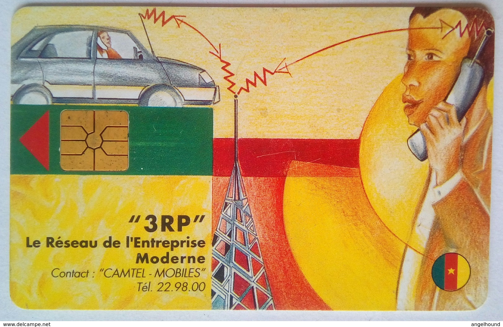 3000F Cameroon Cellular Network Chip Card - Kamerun