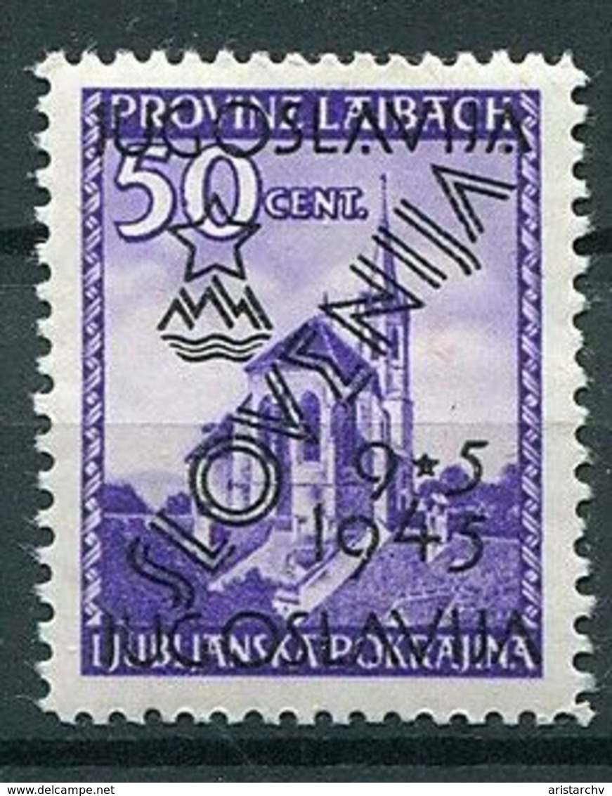 PROVINZ LAIBACH OVERPRINT YUGOSLAVIA SLOVENIA 9*5 1945 12 STAMPS - Jugoslawische Bes.: Slowenische Küste