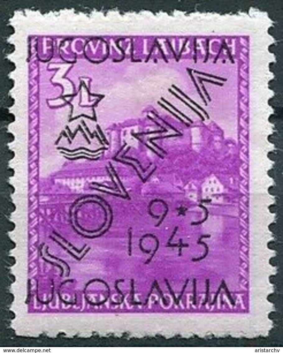 PROVINZ LAIBACH OVERPRINT YUGOSLAVIA SLOVENIA 9*5 1945 12 STAMPS