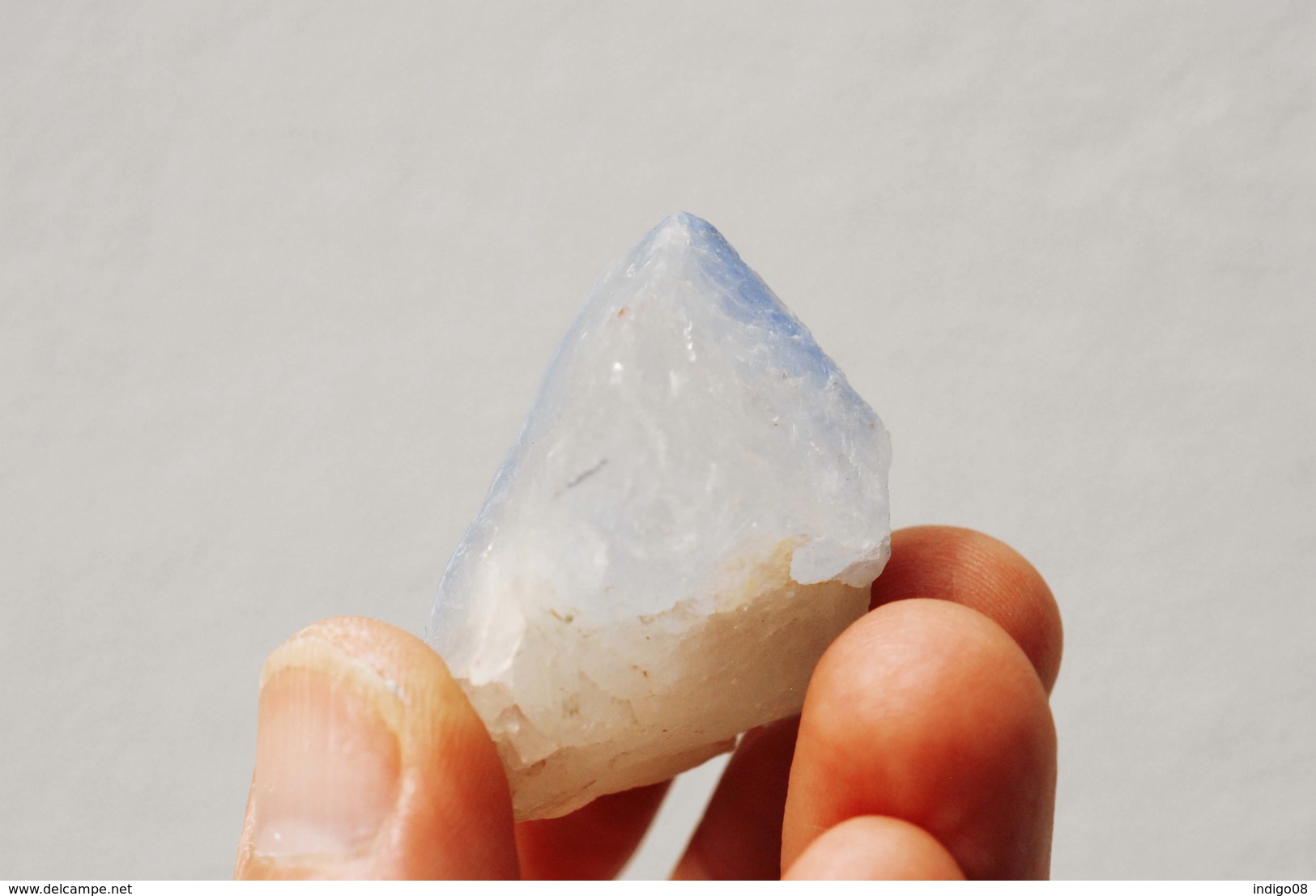 Quartz Avec Fantôme De Dumortierite Brésil - Minéraux