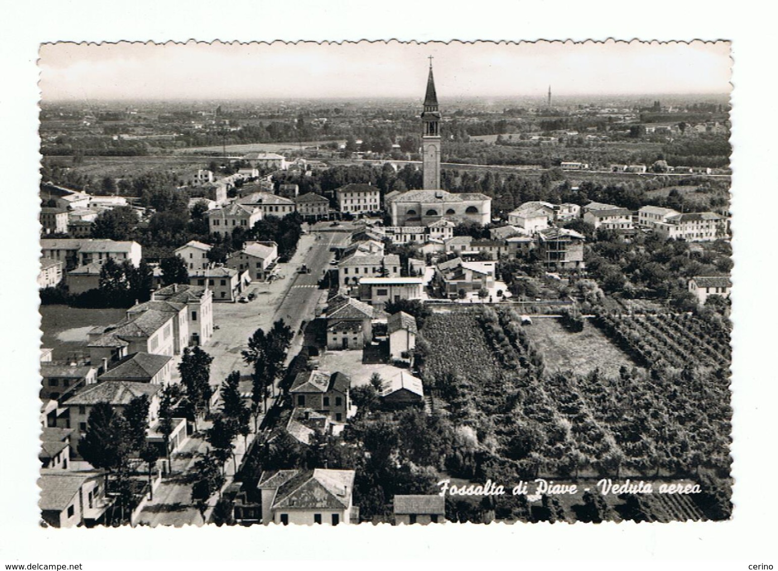 FOSSALTA  DI  PIAVE:  VEDUTA  AEREA  -  FOTO  -  FG - Venezia