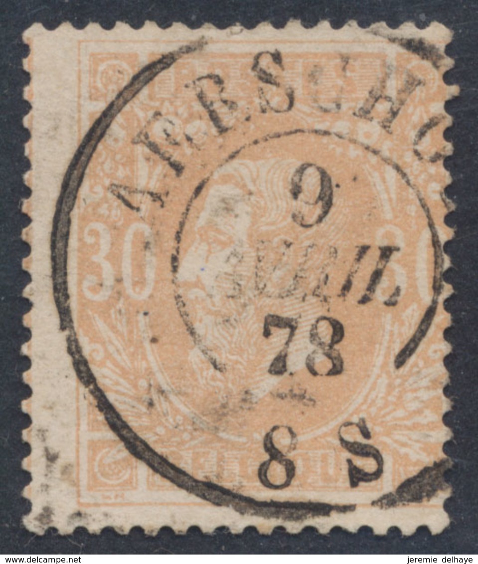 émission 1869 - N°33 Obl Double Cercle "Aerschot". Superbe / Collection Spécialisée - 1869-1883 Leopold II.