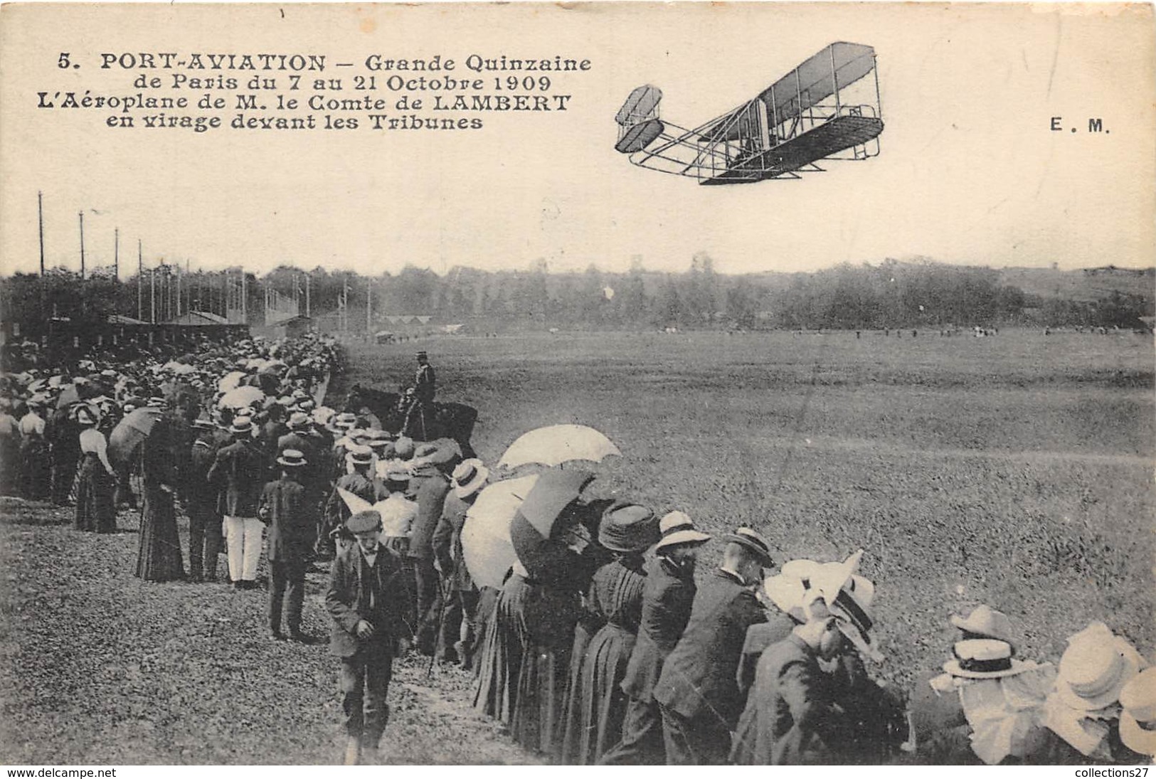 91-PORT-AVIATION- L'AEROPLANE DE MR LE COMTE DE LAMBERT- - Viry-Châtillon