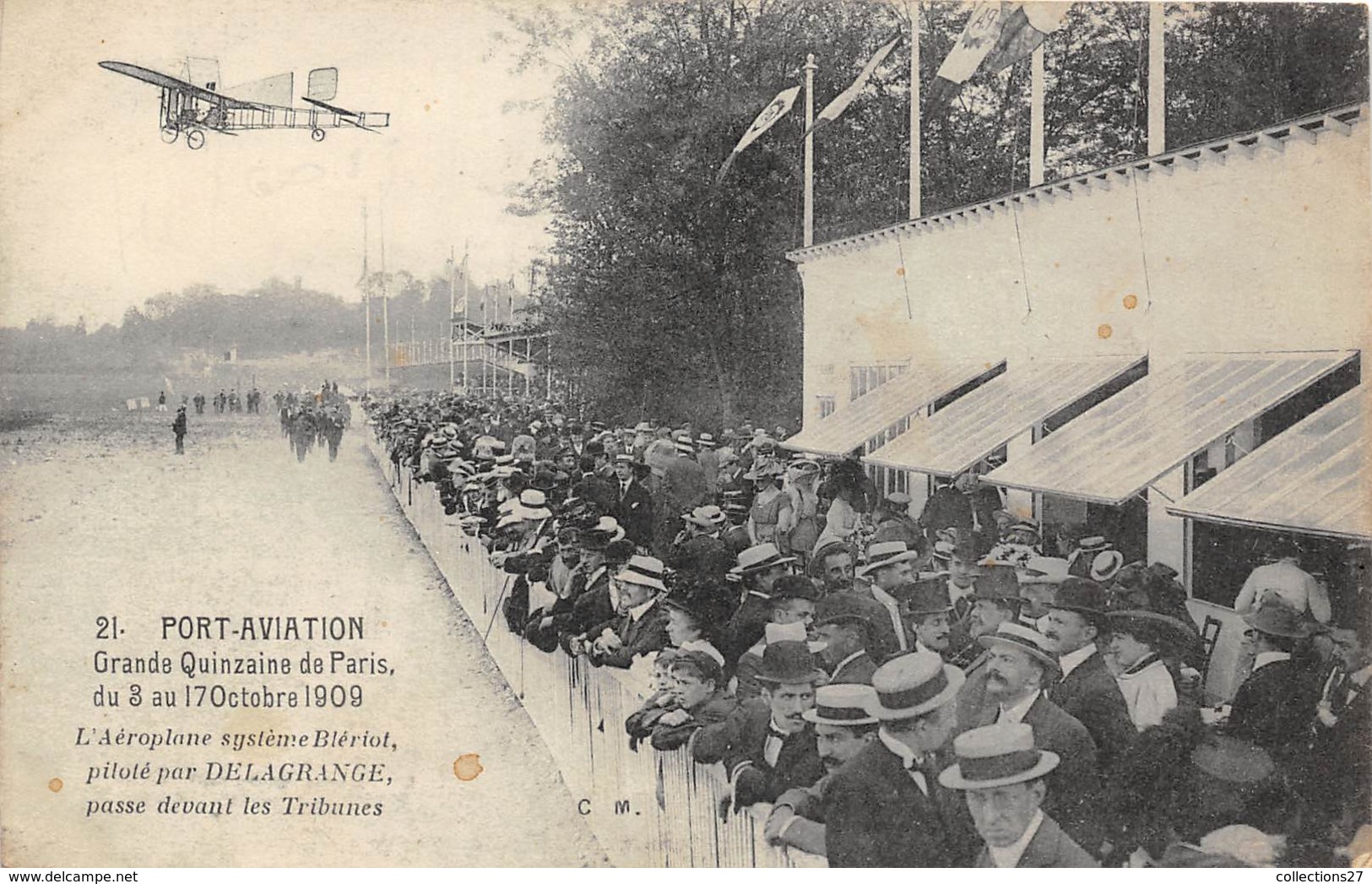 91-PORT-AVIATION-L' AEROPLANE SYSTEME BLERIOT PILOTE PAR DELAGRANGE - Viry-Châtillon