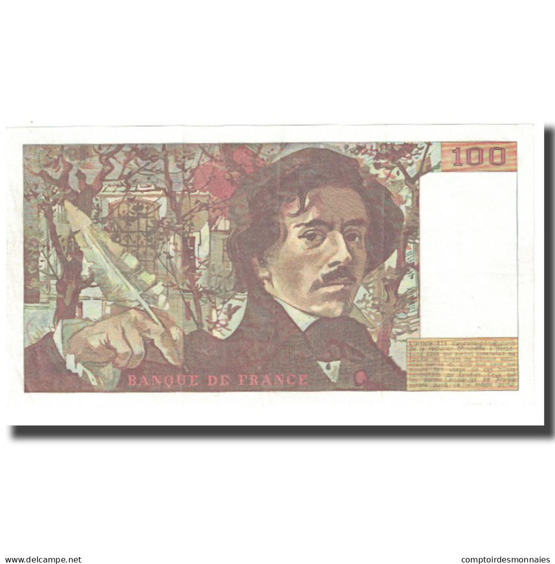 France, 100 Francs, Delacroix, 1980, BRUNEEL, BONARDIN, VIGIER, SUP+ - 100 F 1978-1995 ''Delacroix''