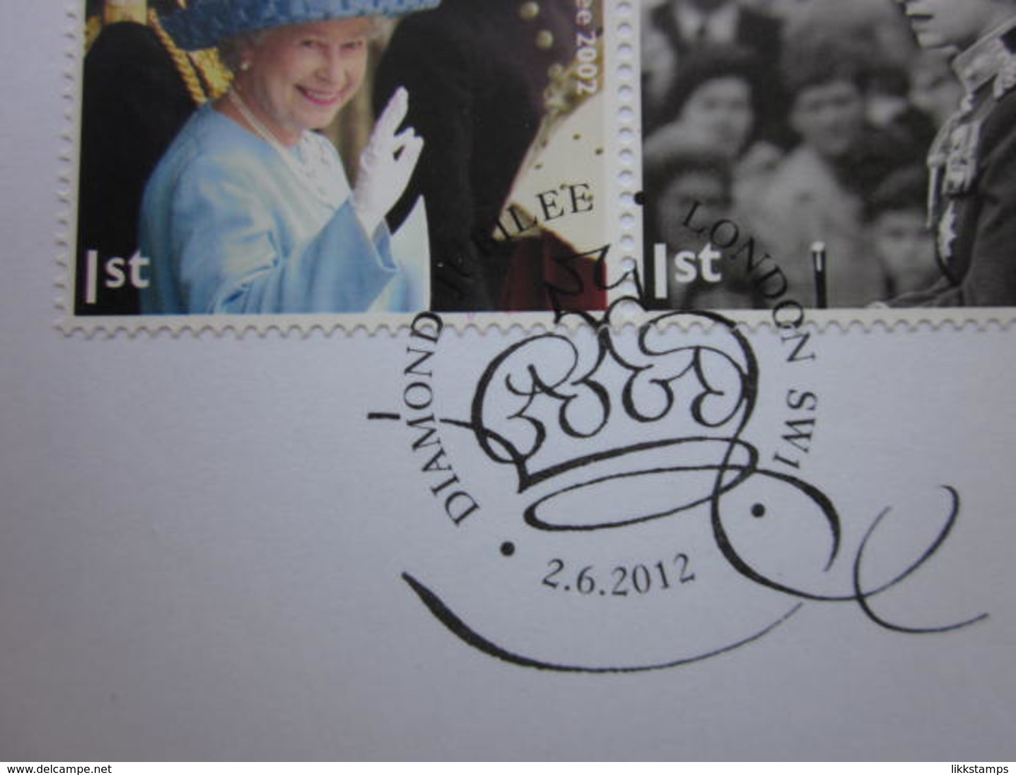 2012 THE QUEENS DIAMOND JUBILEE, A SPECIAL COMMEMORATIVE SOUVENIR COVER.(A) #01330 - 2011-2020 Dezimalausgaben