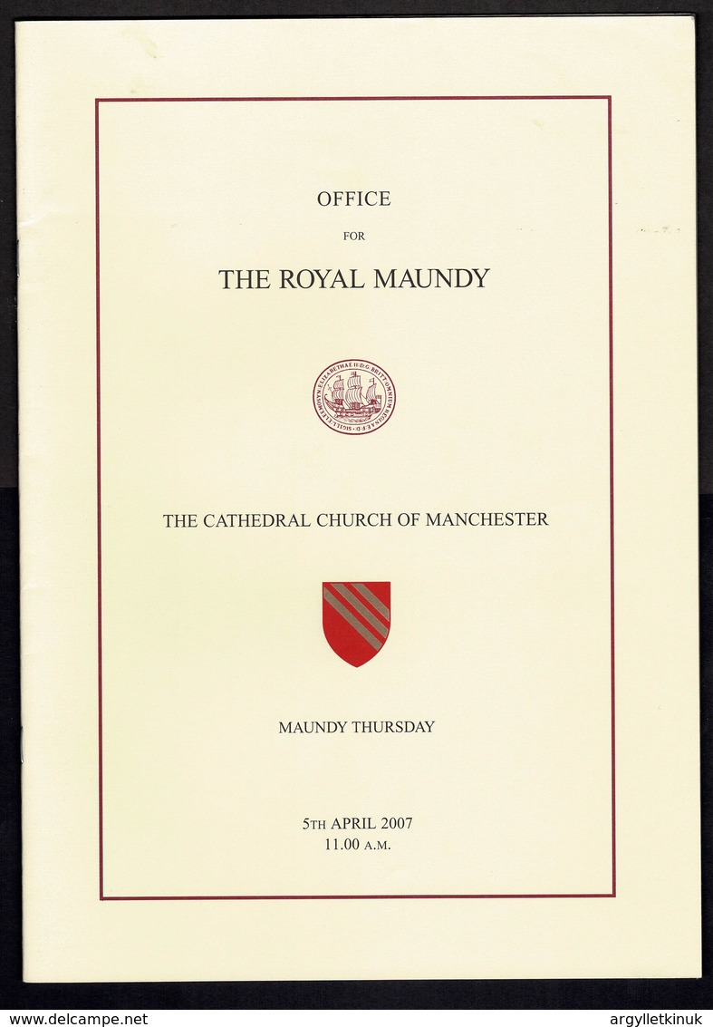 ROYALTY. GB MAUNDY SERVICE MANCHESTER CATHEDRAL 2007 HM QUEEN HRH PRINCE PHILIP - Europe