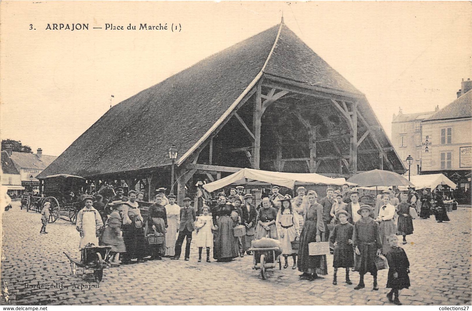 91-ARPAJON- PLACE DU MARCHE - Arpajon